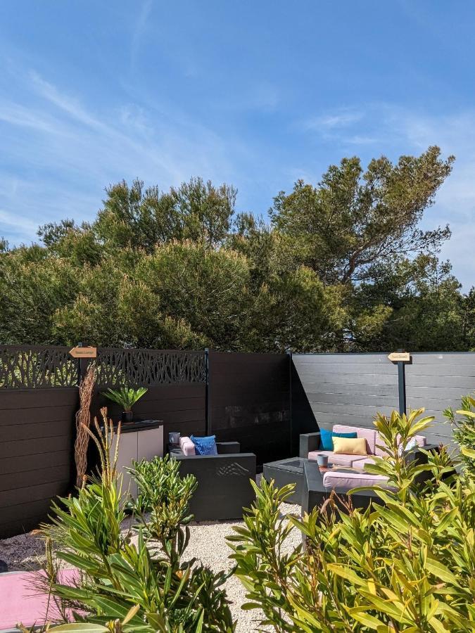 L'Instant Mer - Bord De Mer - Studio Avec Grand Jardin A La Capte Ιέρ Εξωτερικό φωτογραφία
